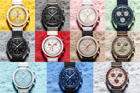 swatch x omega collection